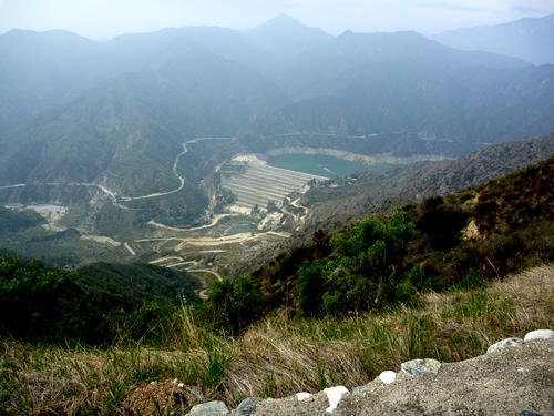 San Gabriel Reservoir and Dam